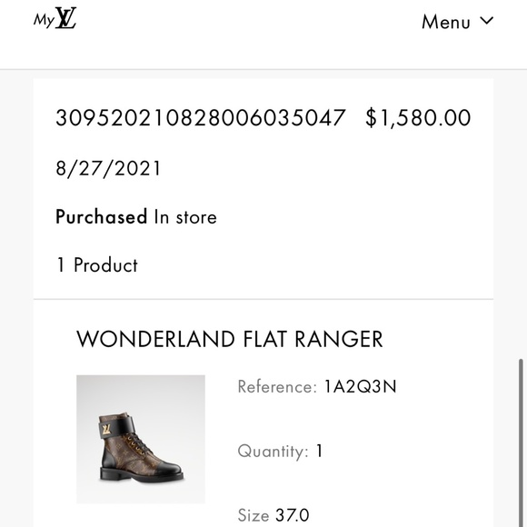 Louis Vuitton Combat Boots 37 - Picture 7 of 8